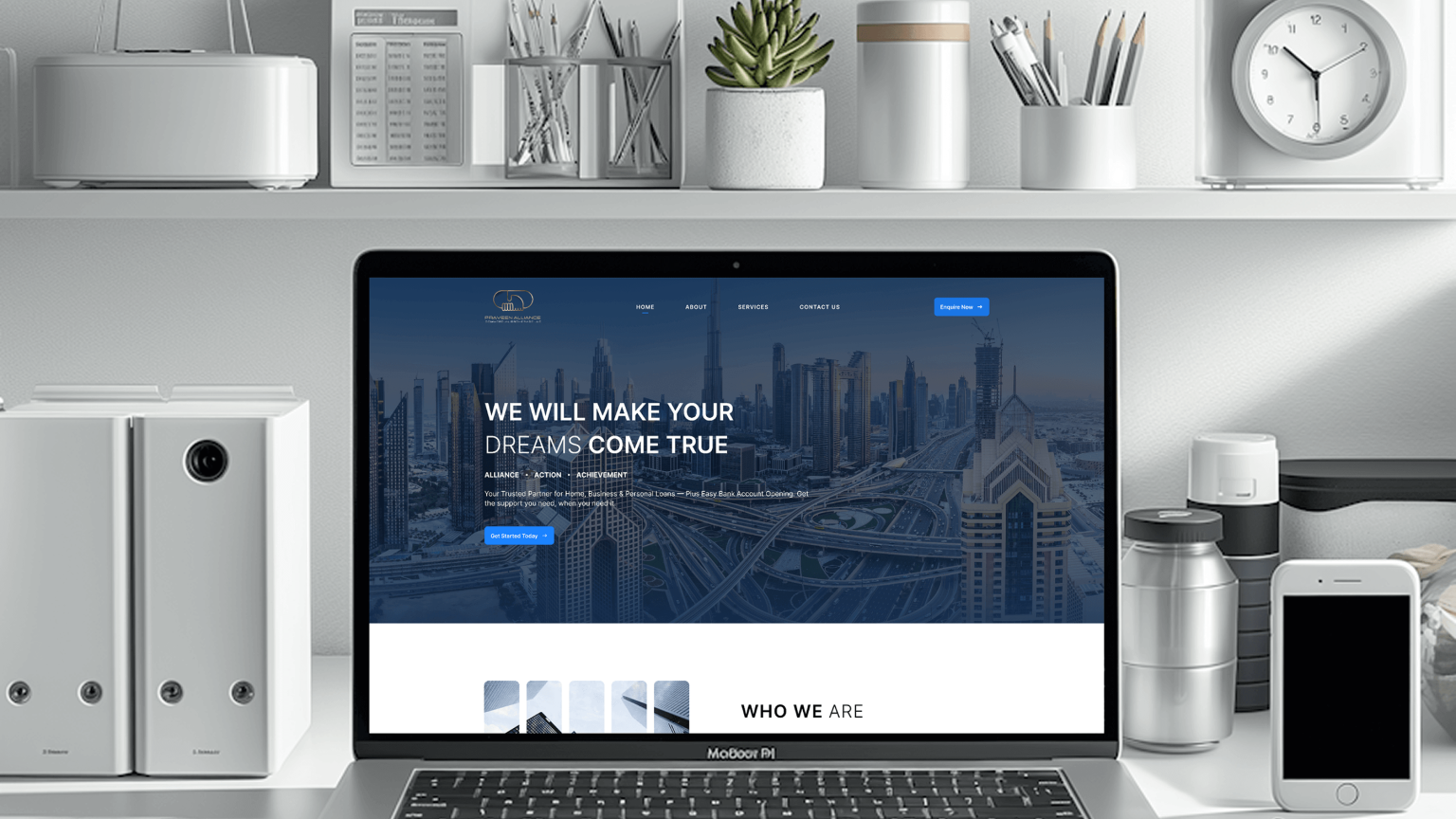 PRAVEENALLIANCE website design