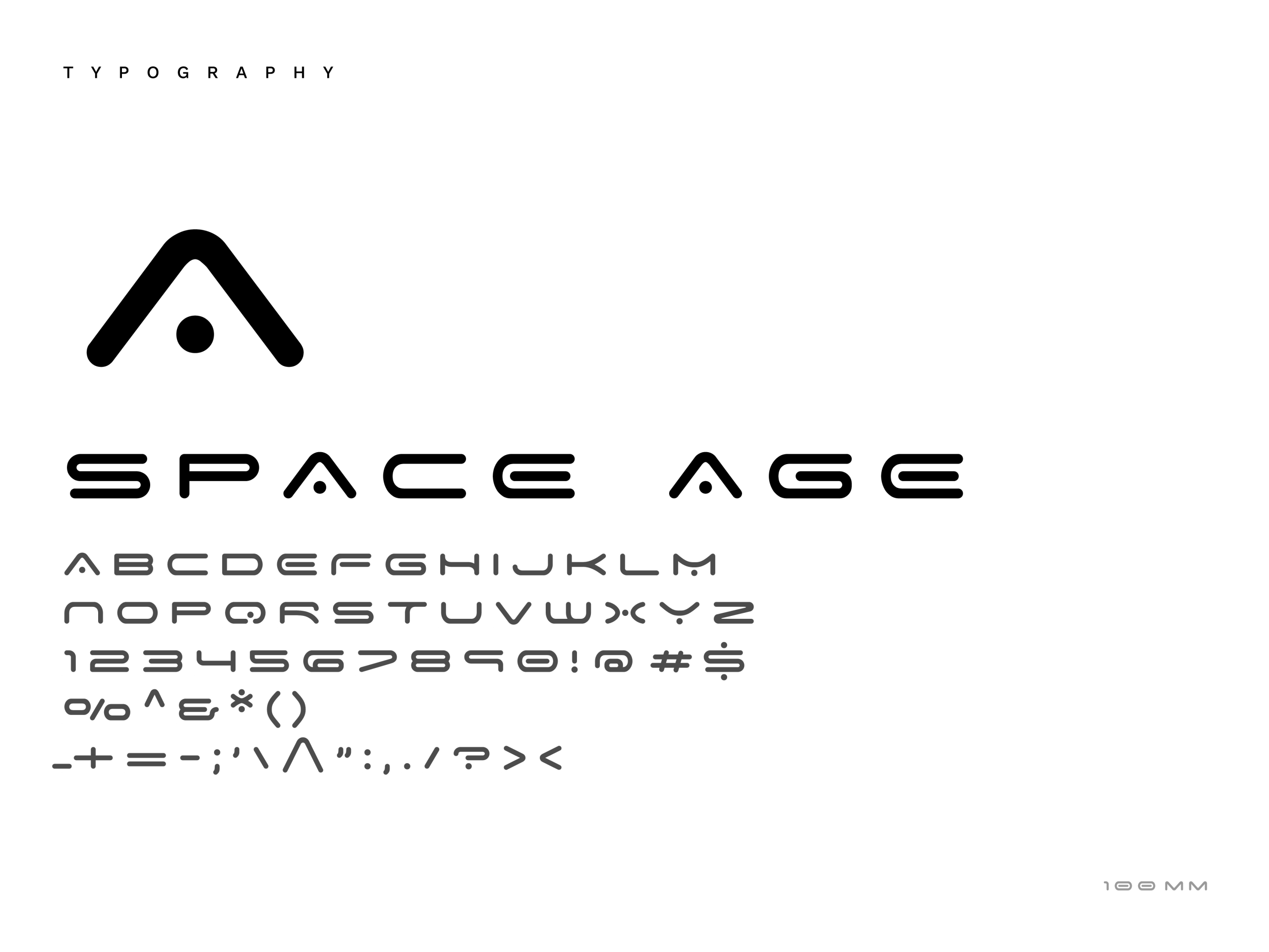 100 MM Logo Design