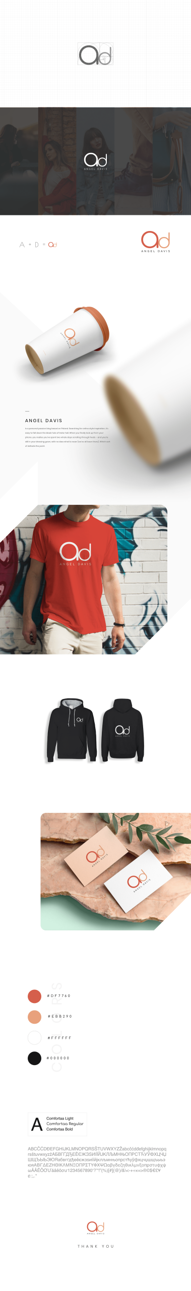 ANGEL DAVIS brand design