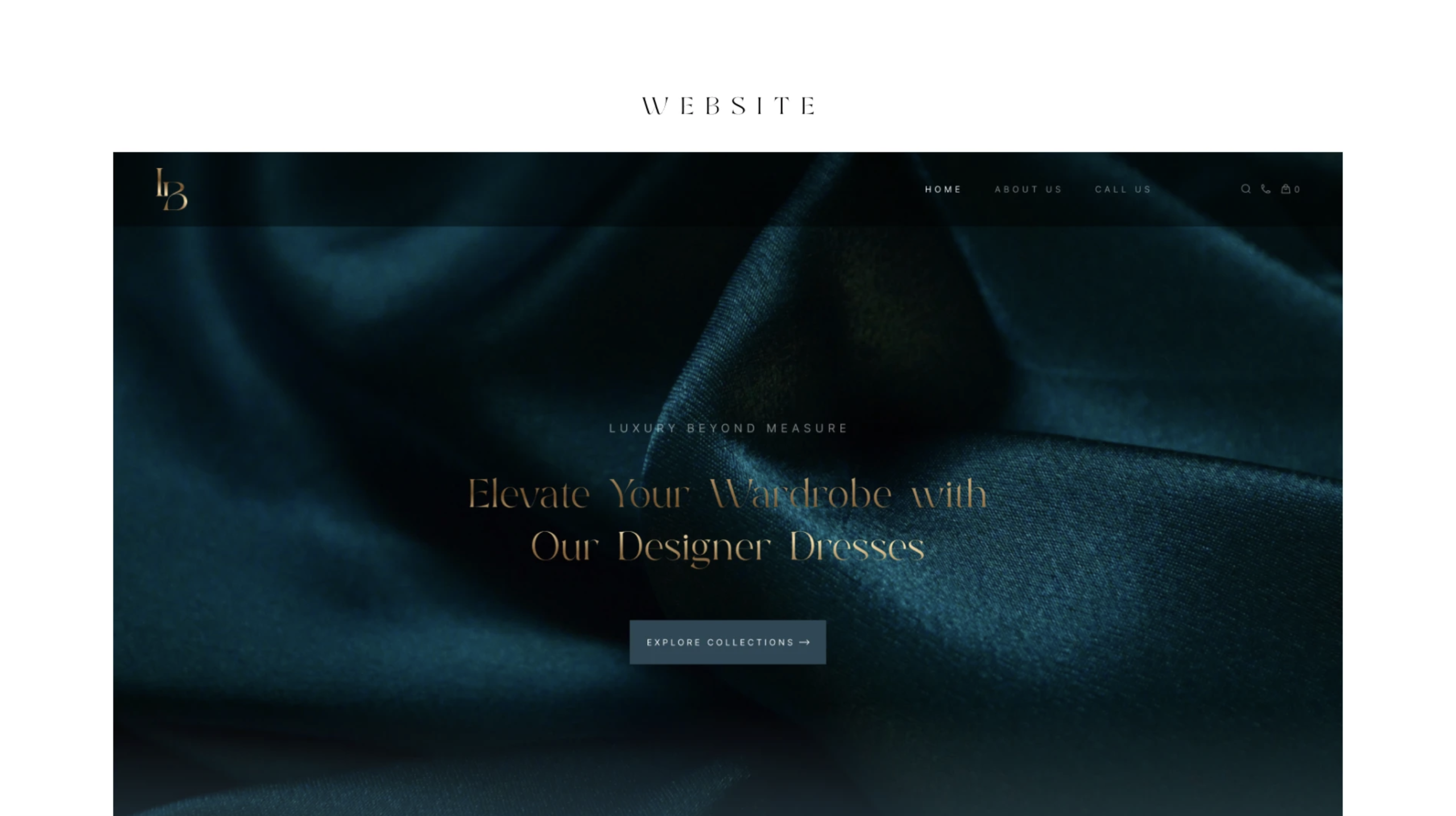 LUXURE BOUTIQUE branding