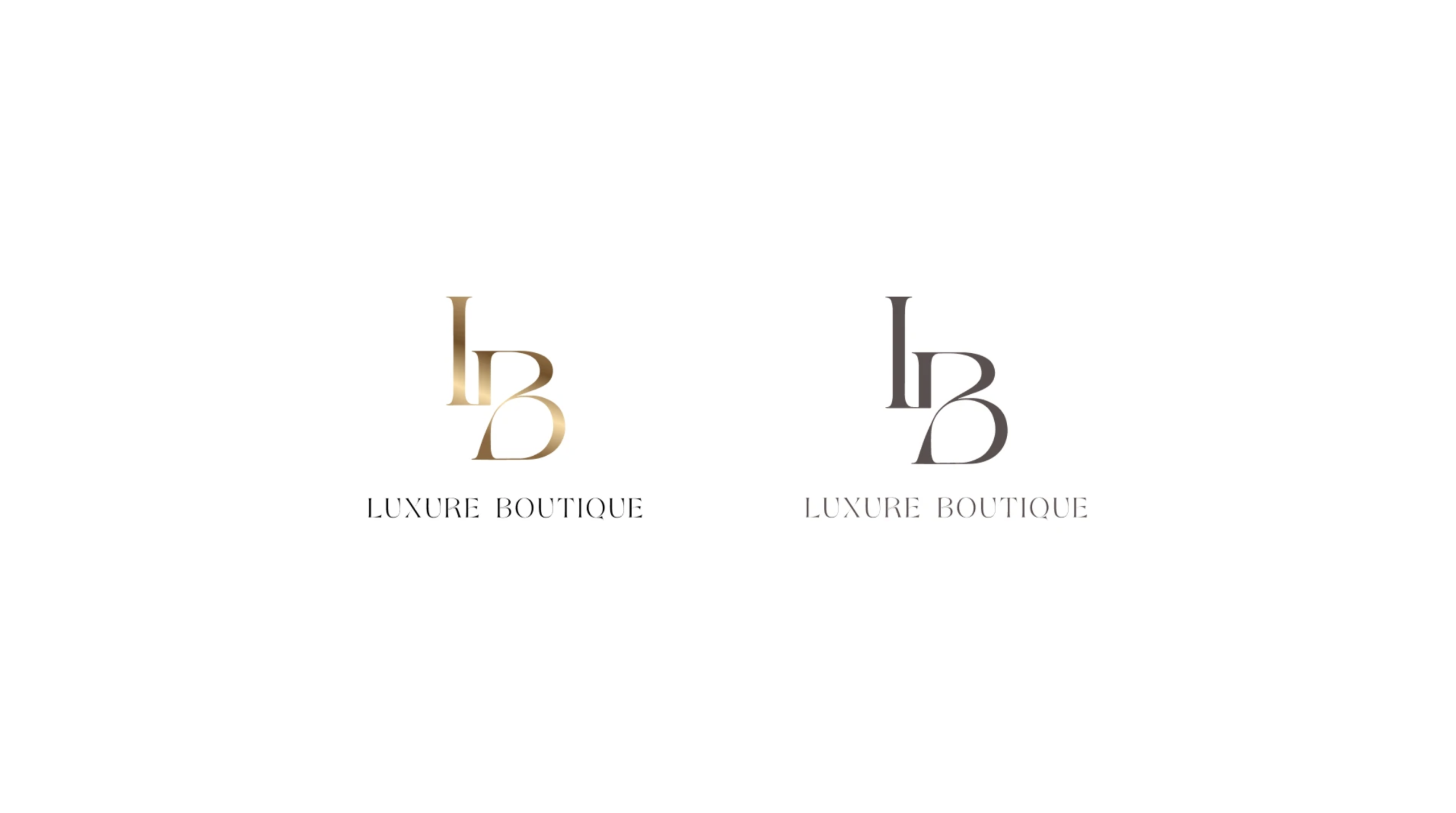 LUXURE BOUTIQUE branding