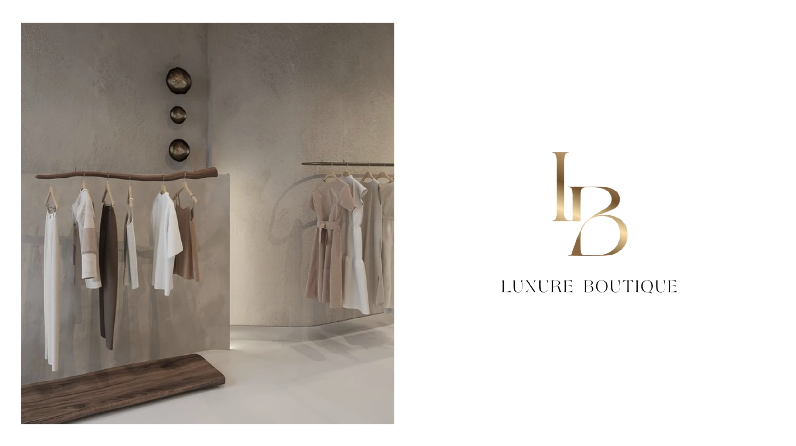 LUXURE BOUTIQUE branding