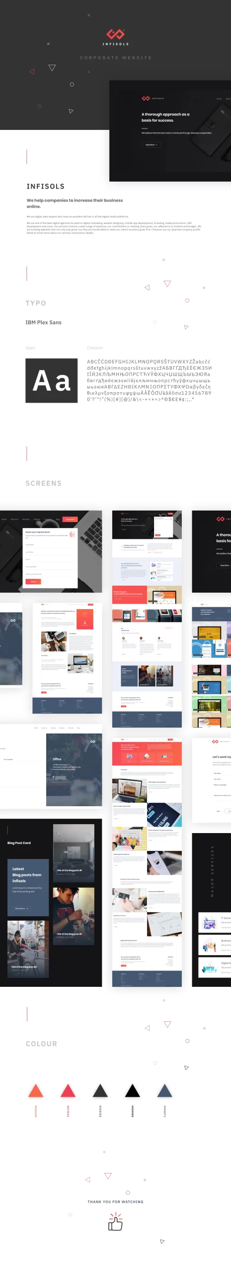 INFISOLS website design
